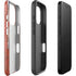 Hawaiian Flag Dark Wood iPhone 16 Pro Impact Case